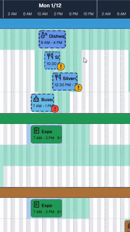 Shift Conflict Detection
